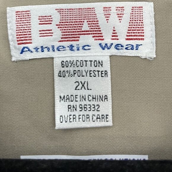 BAW Athletic Wear NON-Iron Shirt Button Down Blue Men's Size 2XL Pocket - Picture 4 of 9